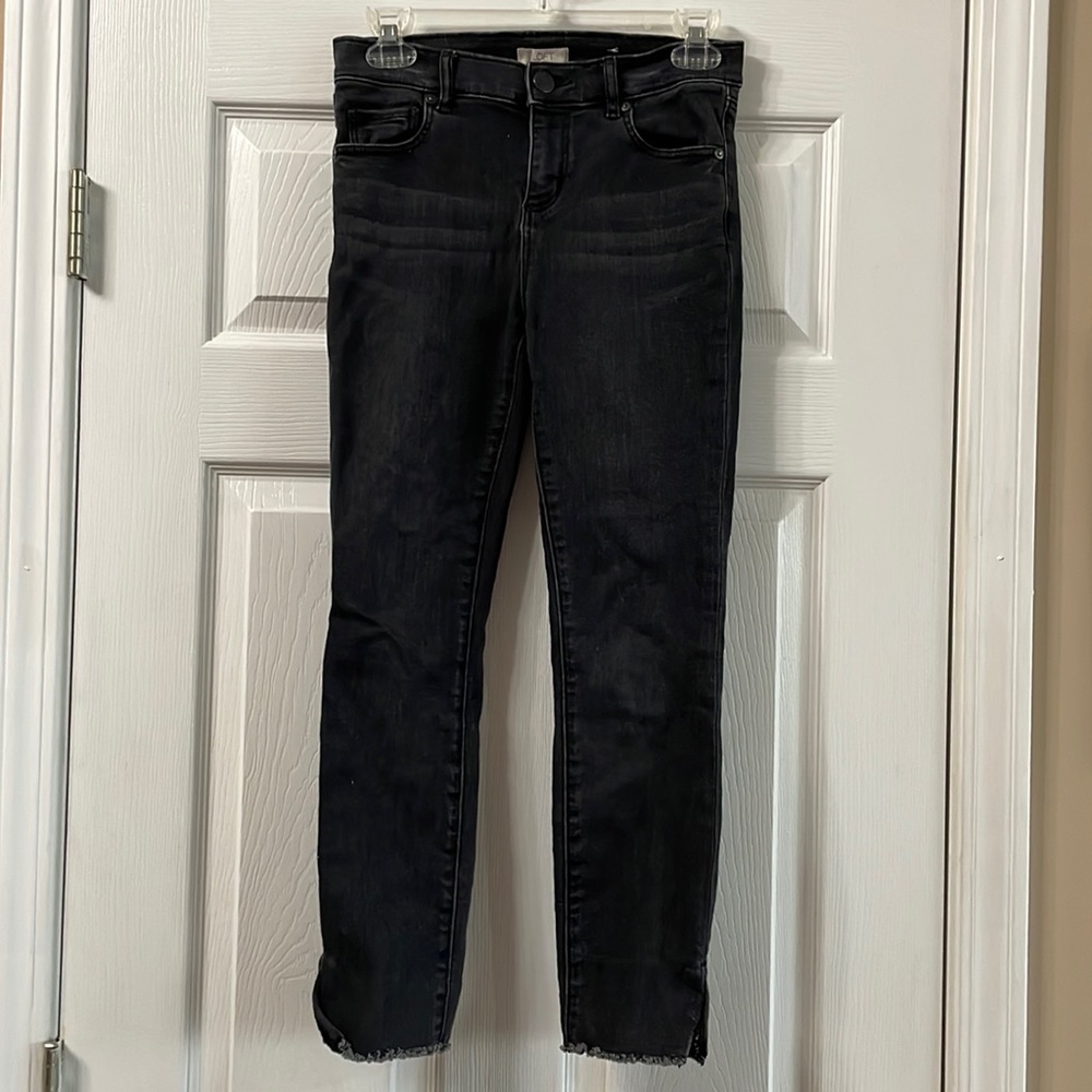 ❤️ 5/$25 - LOFT crop jeans - Sz 4